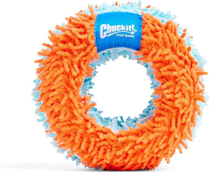 ChuckIt! Indoor Fetch Tumbler Dog Toy (6.5 Inch), Orange and Blue