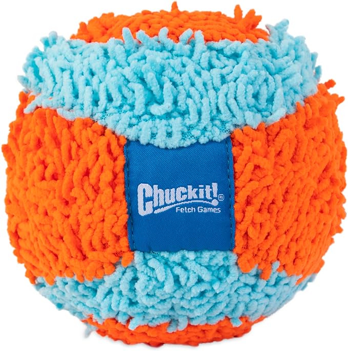 ChuckIt! Indoor Fetch Tumbler Dog Toy (6.5 Inch), Orange and Blue