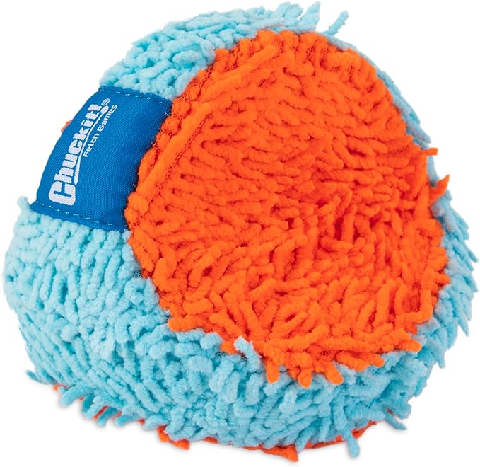 ChuckIt! Indoor Fetch Tumbler Dog Toy (6.5 Inch), Orange and Blue